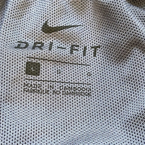 Nike X Peleton running dri-fit shorts size large 7 inch inseam denim blue - Picture 4 of 5